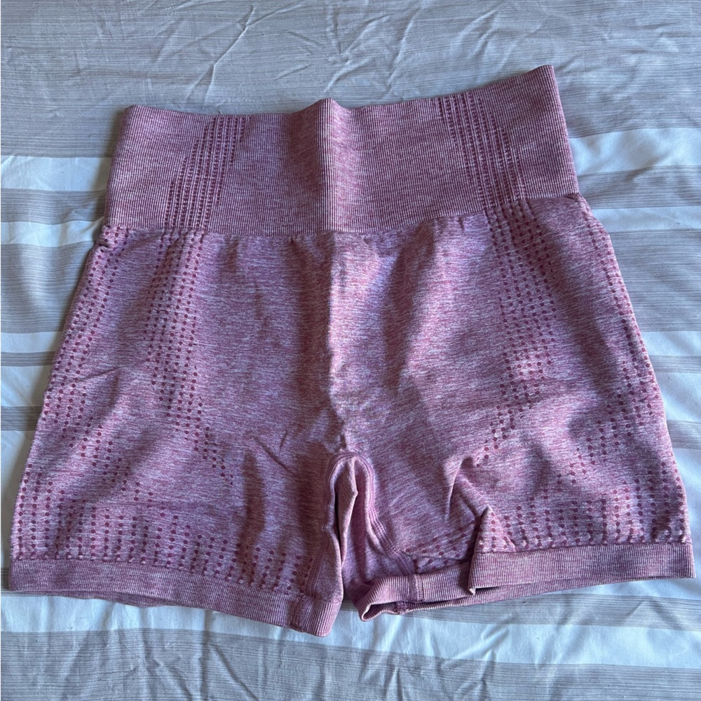 Baby Pink High-Waisted Shorts